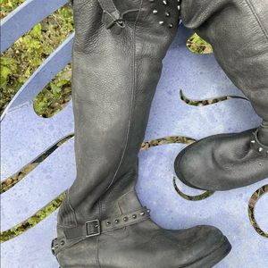 Ash over the knee boots